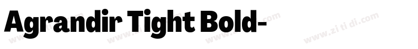 Agrandir Tight Bold字体转换 Agrandir Tight Bold字体转换